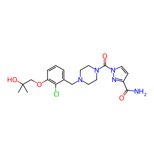 Chemical structure of BindingDB Monomer ID 483656