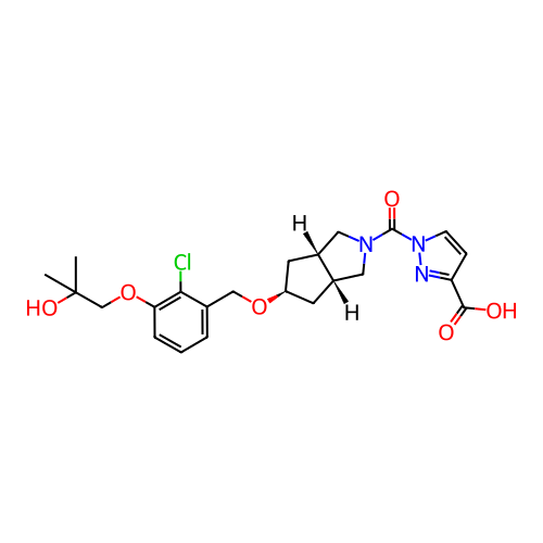 Chemical structure of BindingDB Monomer ID 483657