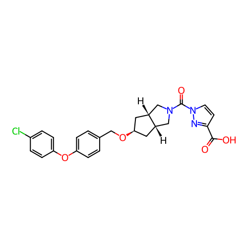 Chemical structure of BindingDB Monomer ID 483664