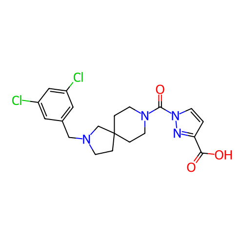 Chemical structure of BindingDB Monomer ID 483704