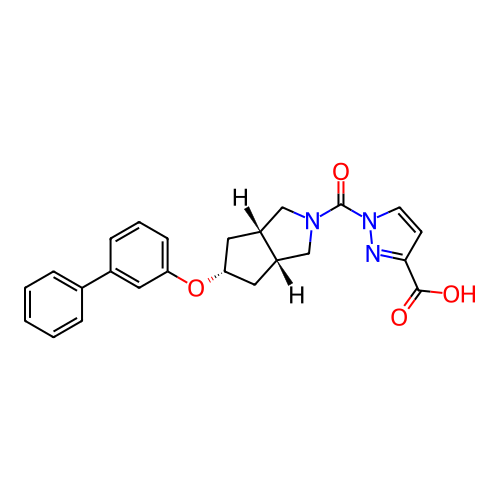 Chemical structure of BindingDB Monomer ID 483705