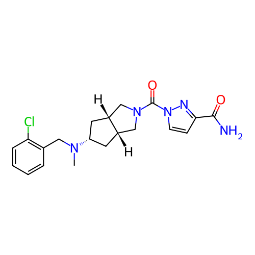 Chemical structure of BindingDB Monomer ID 483722