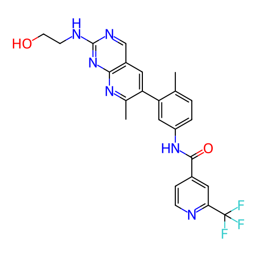 Chemical structure of BindingDB Monomer ID 484004