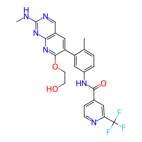 Chemical structure of BindingDB Monomer ID 484034