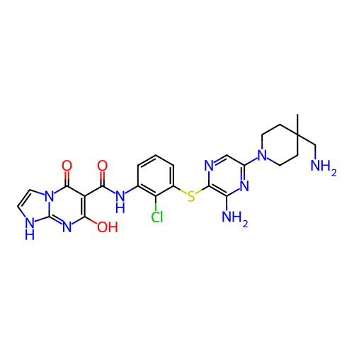 Chemical structure of BindingDB Monomer ID 484422