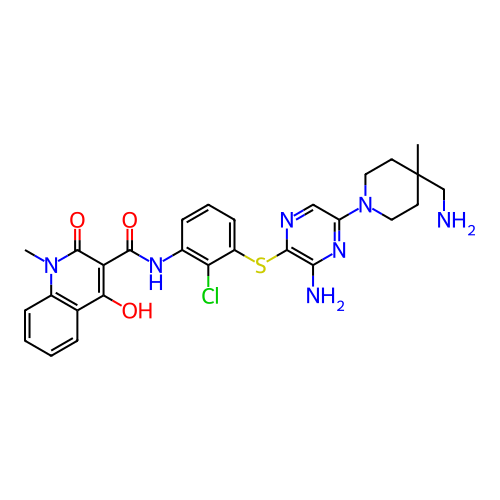 Chemical structure of BindingDB Monomer ID 484424