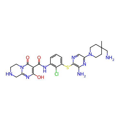 Chemical structure of BindingDB Monomer ID 484425