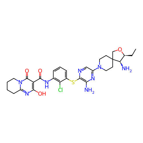 Chemical structure of BindingDB Monomer ID 484443
