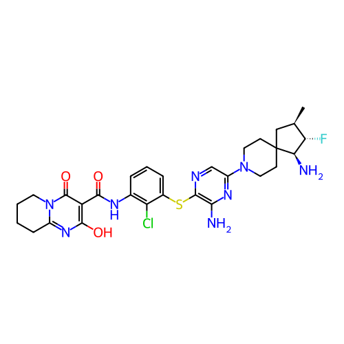 Chemical structure of BindingDB Monomer ID 484444