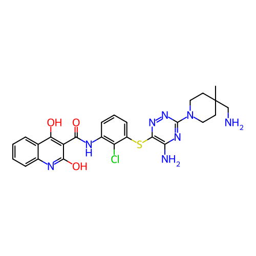 Chemical structure of BindingDB Monomer ID 484445