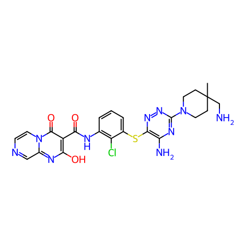 Chemical structure of BindingDB Monomer ID 484448