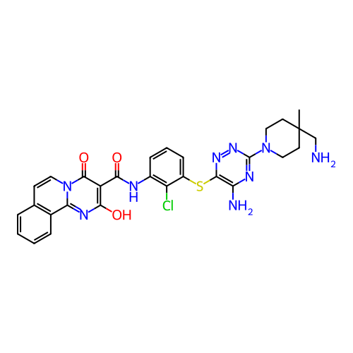 Chemical structure of BindingDB Monomer ID 484453