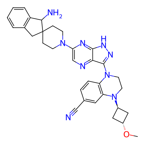 Chemical structure of BindingDB Monomer ID 484784
