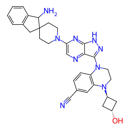 Chemical structure of BindingDB Monomer ID 484786