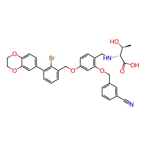 Chemical structure of BindingDB Monomer ID 485686