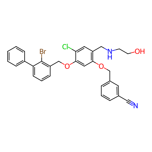 Chemical structure of BindingDB Monomer ID 485690