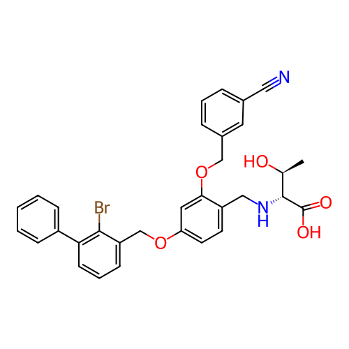 Chemical structure of BindingDB Monomer ID 485691