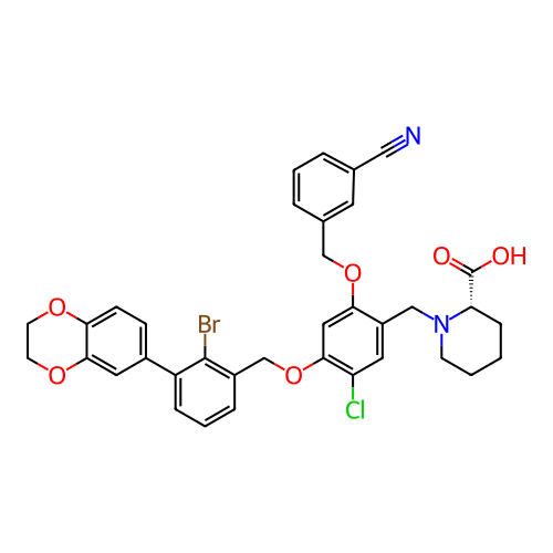Chemical structure of BindingDB Monomer ID 485696