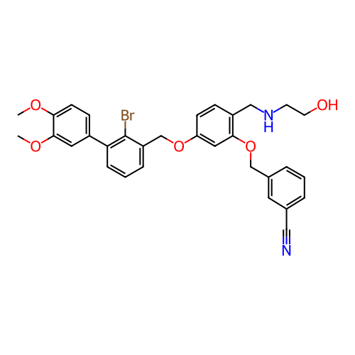Chemical structure of BindingDB Monomer ID 485697