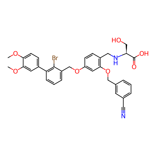 Chemical structure of BindingDB Monomer ID 485700