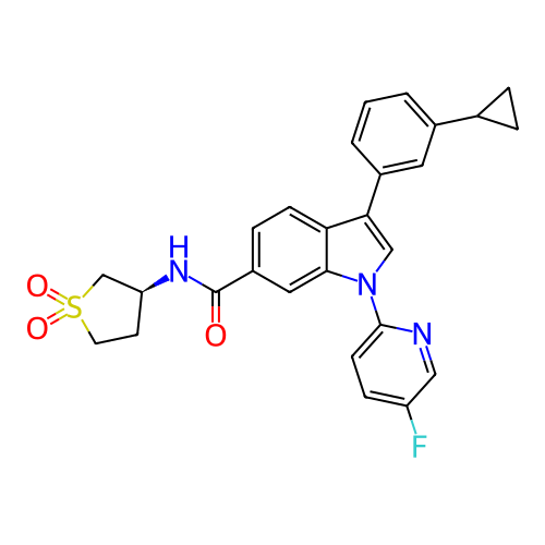 Chemical structure of BindingDB Monomer ID 486374
