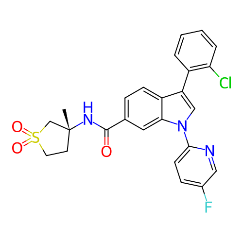 Chemical structure of BindingDB Monomer ID 486378