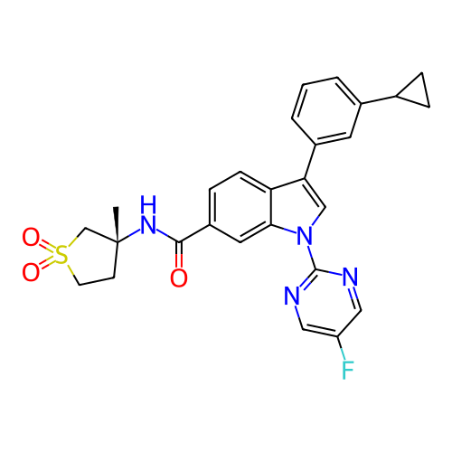 Chemical structure of BindingDB Monomer ID 486382