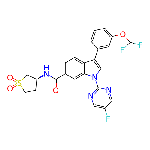 Chemical structure of BindingDB Monomer ID 486387