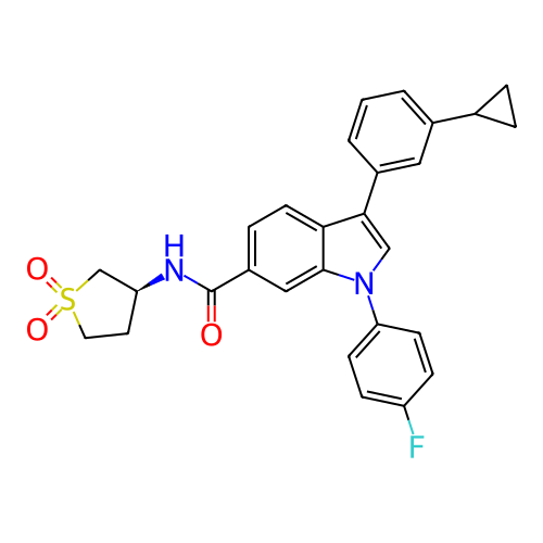 Chemical structure of BindingDB Monomer ID 486394