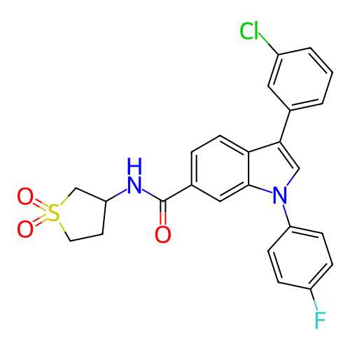 Chemical structure of BindingDB Monomer ID 486400