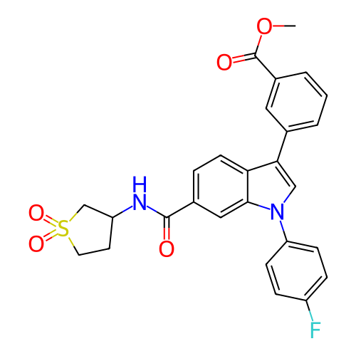 Chemical structure of BindingDB Monomer ID 486401
