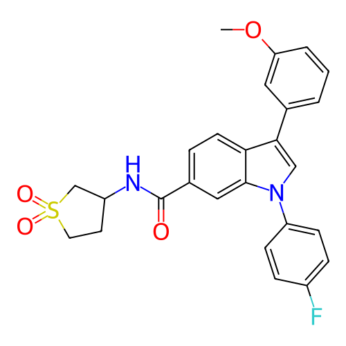Chemical structure of BindingDB Monomer ID 486402