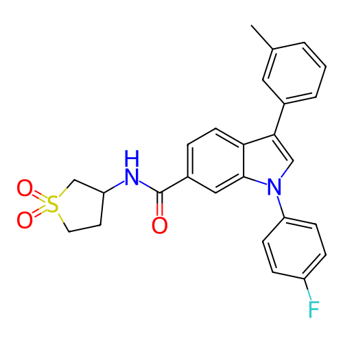 Chemical structure of BindingDB Monomer ID 486403