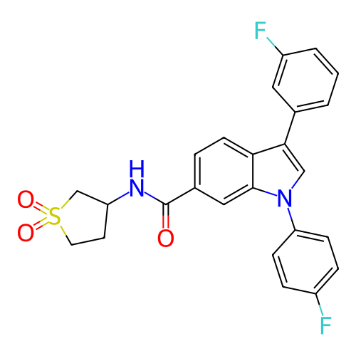 Chemical structure of BindingDB Monomer ID 486404