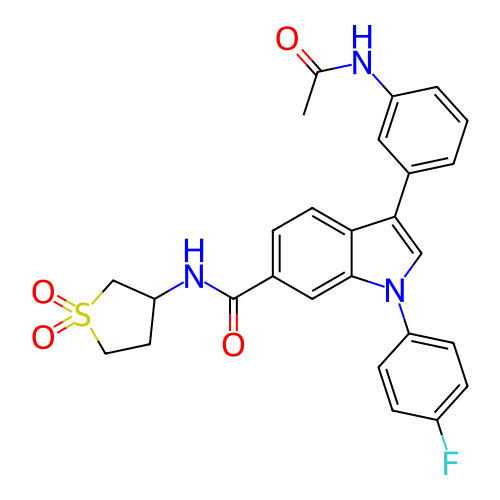 Chemical structure of BindingDB Monomer ID 486406