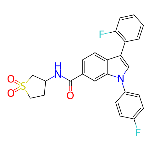 Chemical structure of BindingDB Monomer ID 486410