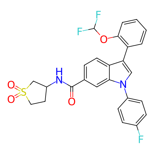 Chemical structure of BindingDB Monomer ID 486412