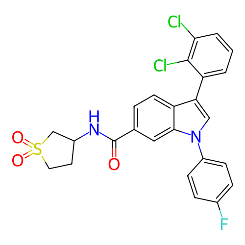 Chemical structure of BindingDB Monomer ID 486414