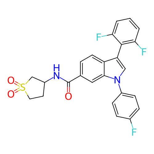 Chemical structure of BindingDB Monomer ID 486418