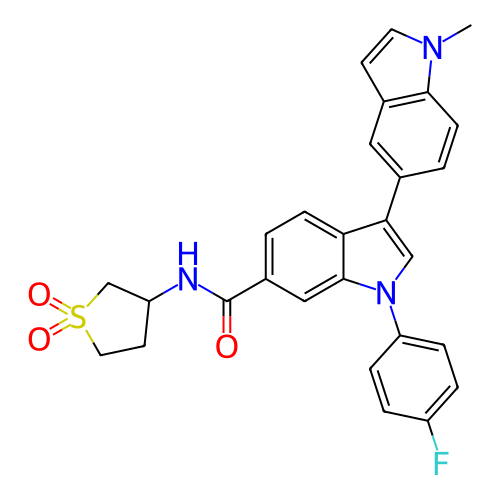 Chemical structure of BindingDB Monomer ID 486422