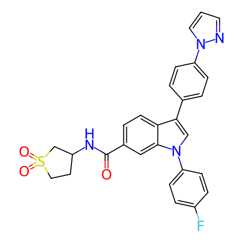 Chemical structure of BindingDB Monomer ID 486428