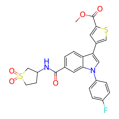 Chemical structure of BindingDB Monomer ID 486432
