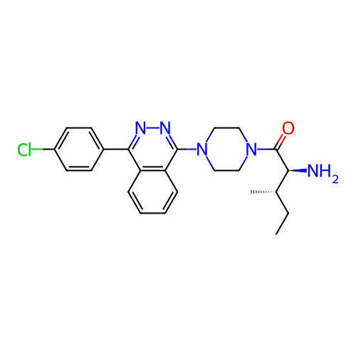 Chemical structure of BindingDB Monomer ID 486509