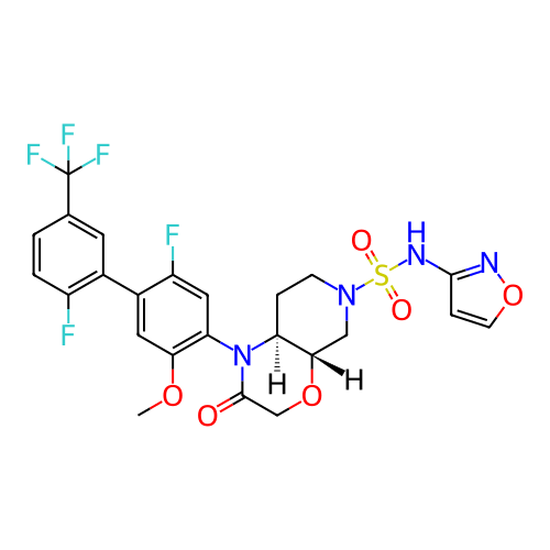 Chemical structure of BindingDB Monomer ID 486526