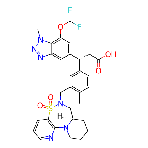 Chemical structure of BindingDB Monomer ID 486569