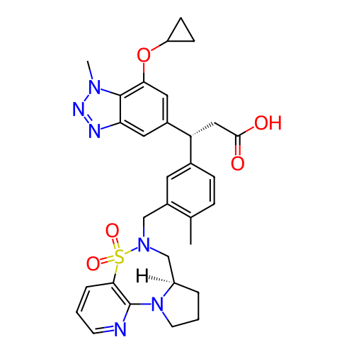 Chemical structure of BindingDB Monomer ID 486575