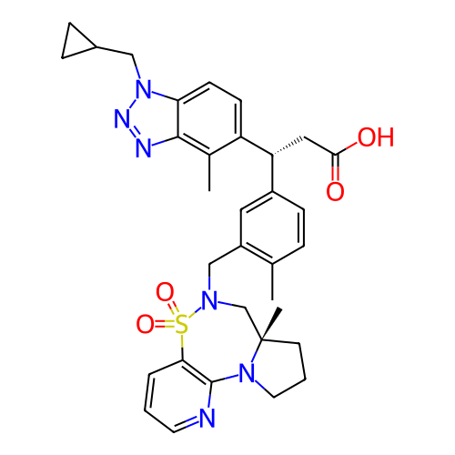 Chemical structure of BindingDB Monomer ID 486582