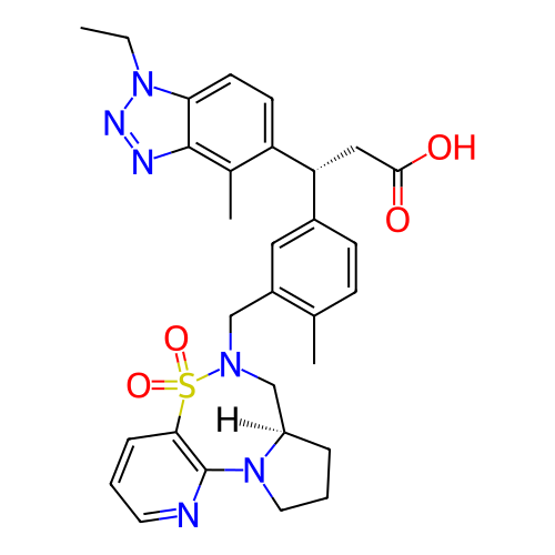Chemical structure of BindingDB Monomer ID 486589