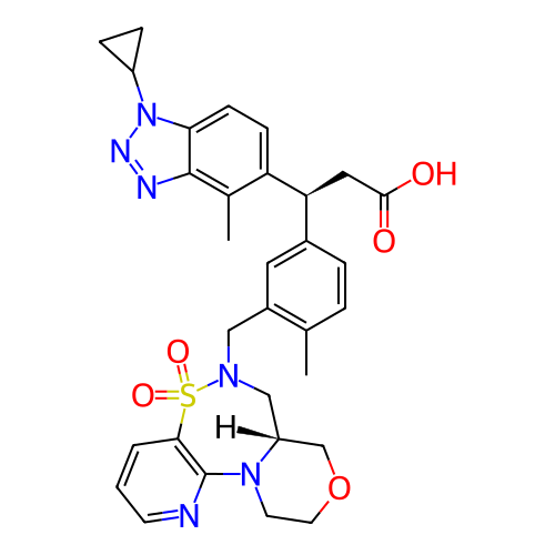 Chemical structure of BindingDB Monomer ID 486591