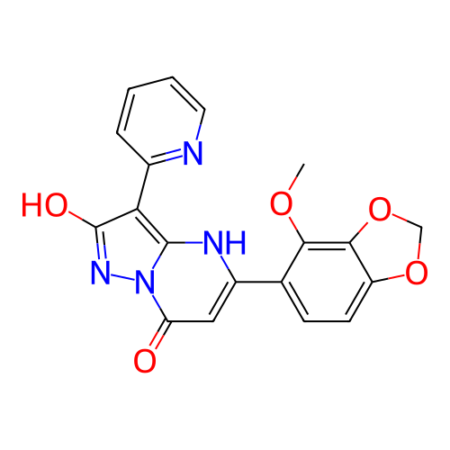 Chemical structure of BindingDB Monomer ID 487309